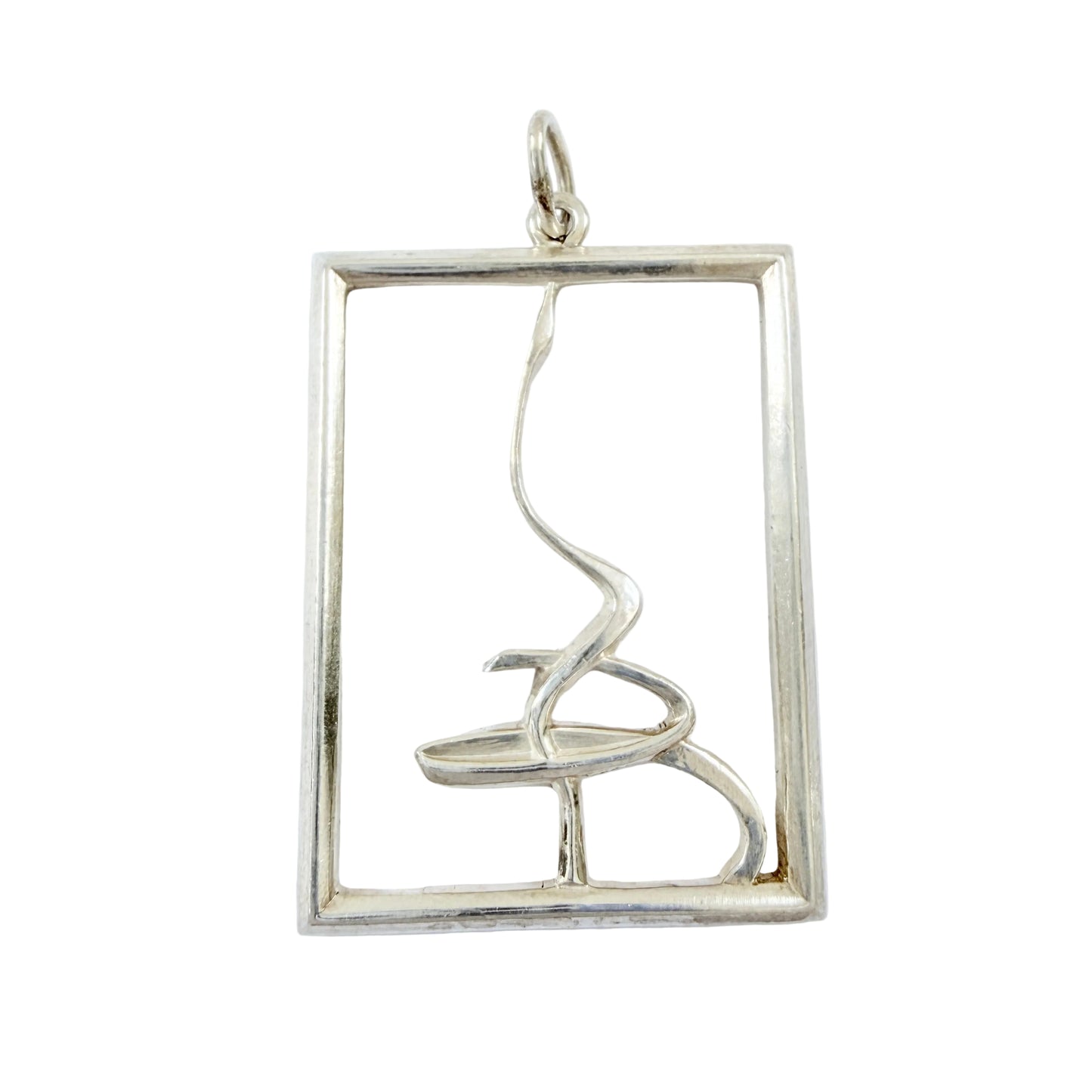Sporrong, Sweden 1976. Vintage Sterling Silver Pendant.