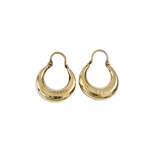 Ceson, Sweden 1967. Vintage 18k Gold Earrings.