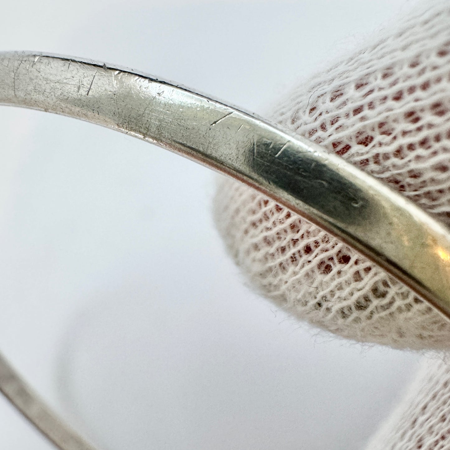 Erling Christoffersen, Norway 1960s. Vintage Sterling Silver Bangle Bracelet.