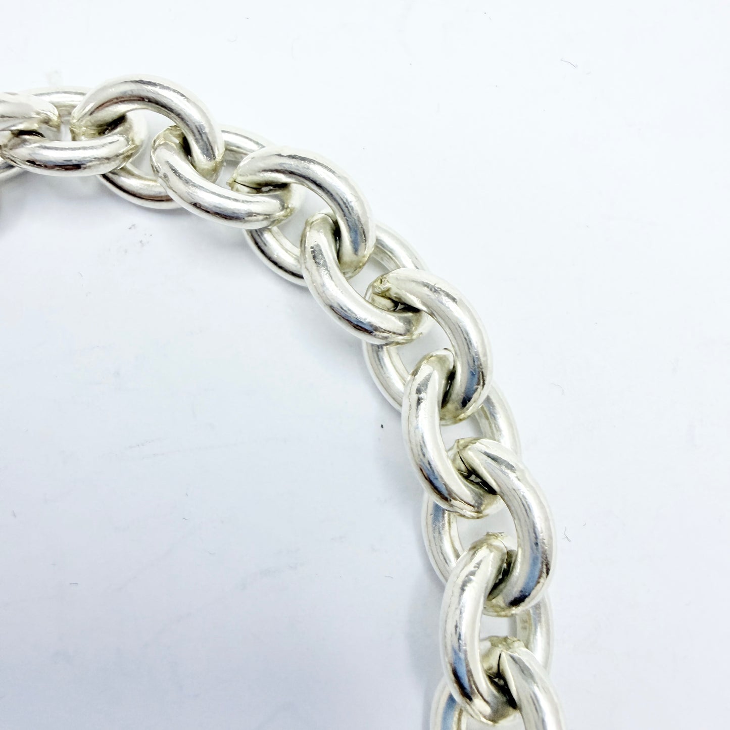 Herman Siersbøl, Denmark 1960s. Vintage Sterling Silver Chain Bracelet.