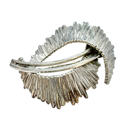 Kollmar & Jourdan, Germany ca 1970. Vintage Solid Silver Brooch.