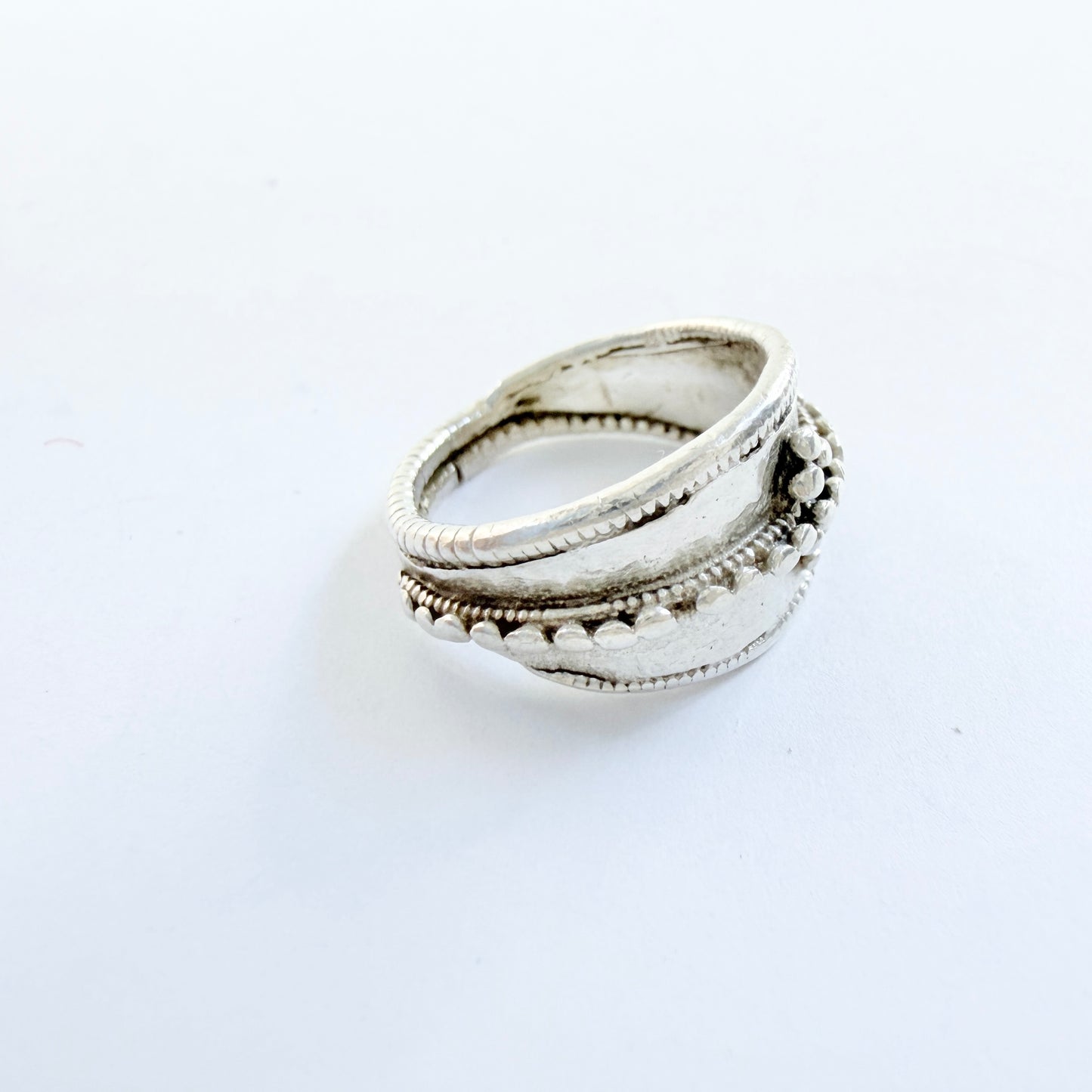 Bengt Hallberg, Sweden. Vintage Sterling Silver Viking Copy Pinky Ring.