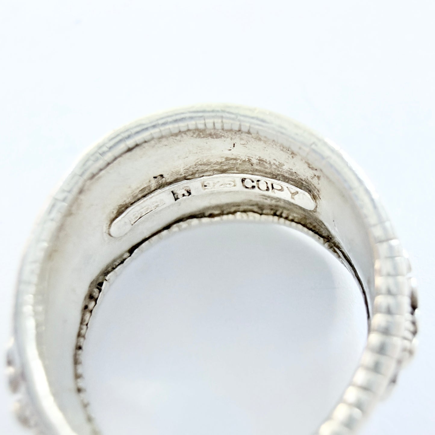 Bengt Hallberg, Sweden. Vintage Sterling Silver Viking Copy Pinky Ring.