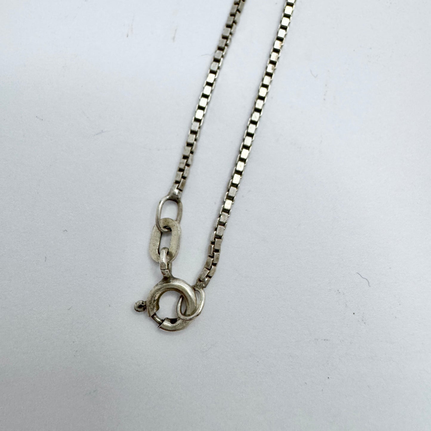 Georg Jensen. Denmark. Vintage Pendant of the Year 1989 Necklace.