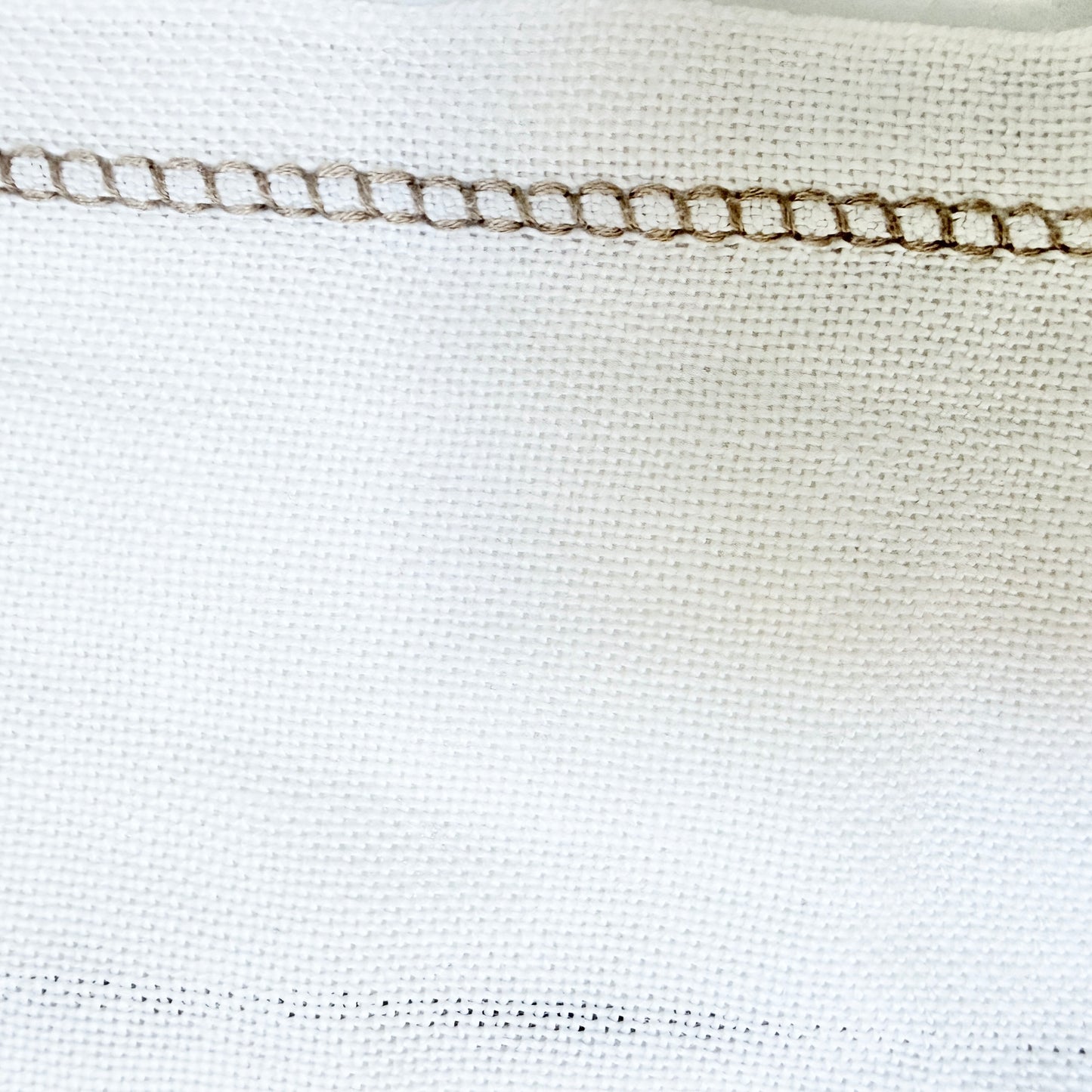 Vintage Scandinavian c 1950s Embroidered Tablecloth. Floral Cross-stitch.