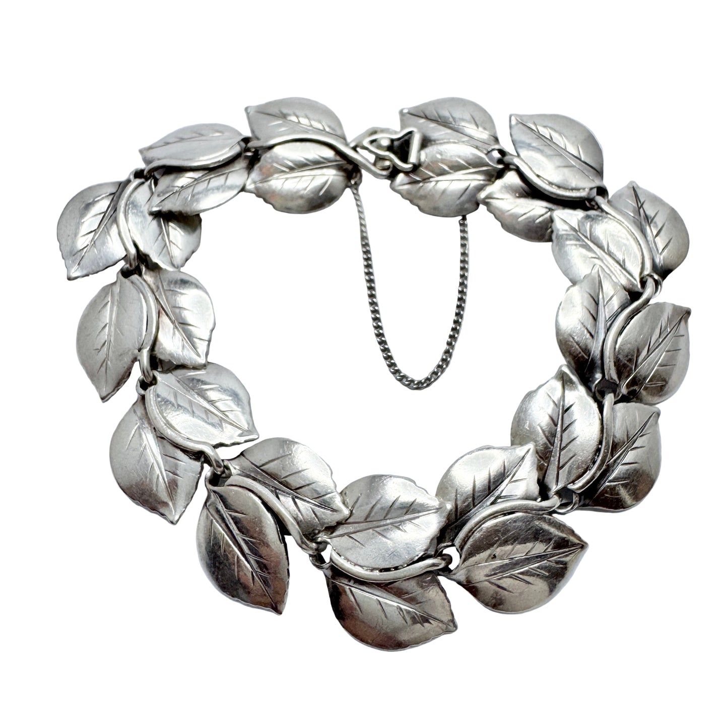 Gertrud Engel for Michelsen, Sweden 1952. Vintage Sterling Silver Bracelet. Signed.