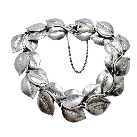 Gertrud Engel for Michelsen, Sweden 1952. Vintage Sterling Silver Bracelet. Signed.