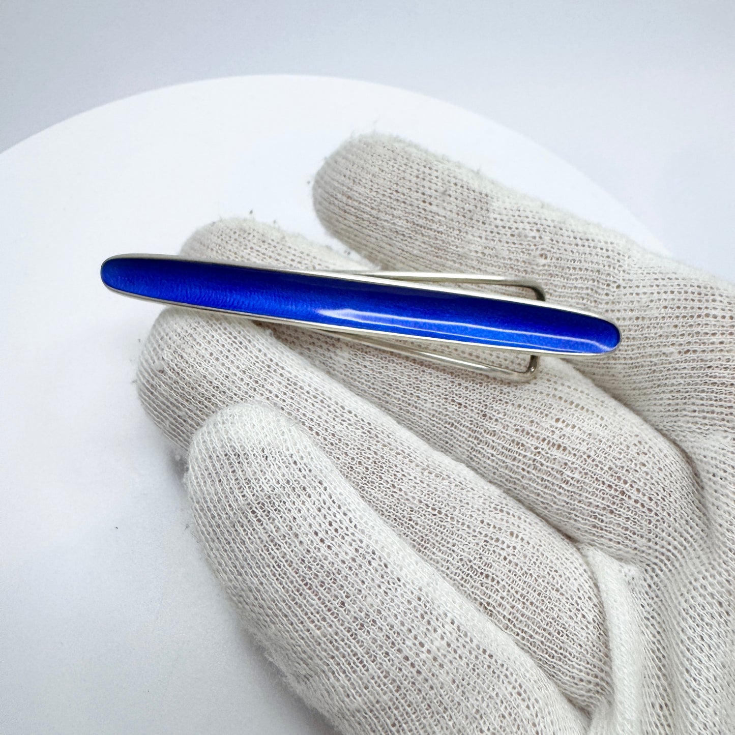 Einar Modahl, Norway. Vintage Sterling Silver Tie-Bar