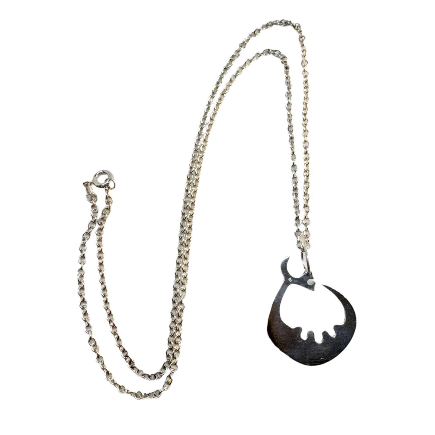 Kerstin Öhlin Lejonklou, Sweden 1984. Vintage Sterling Silver Pendant Necklace.