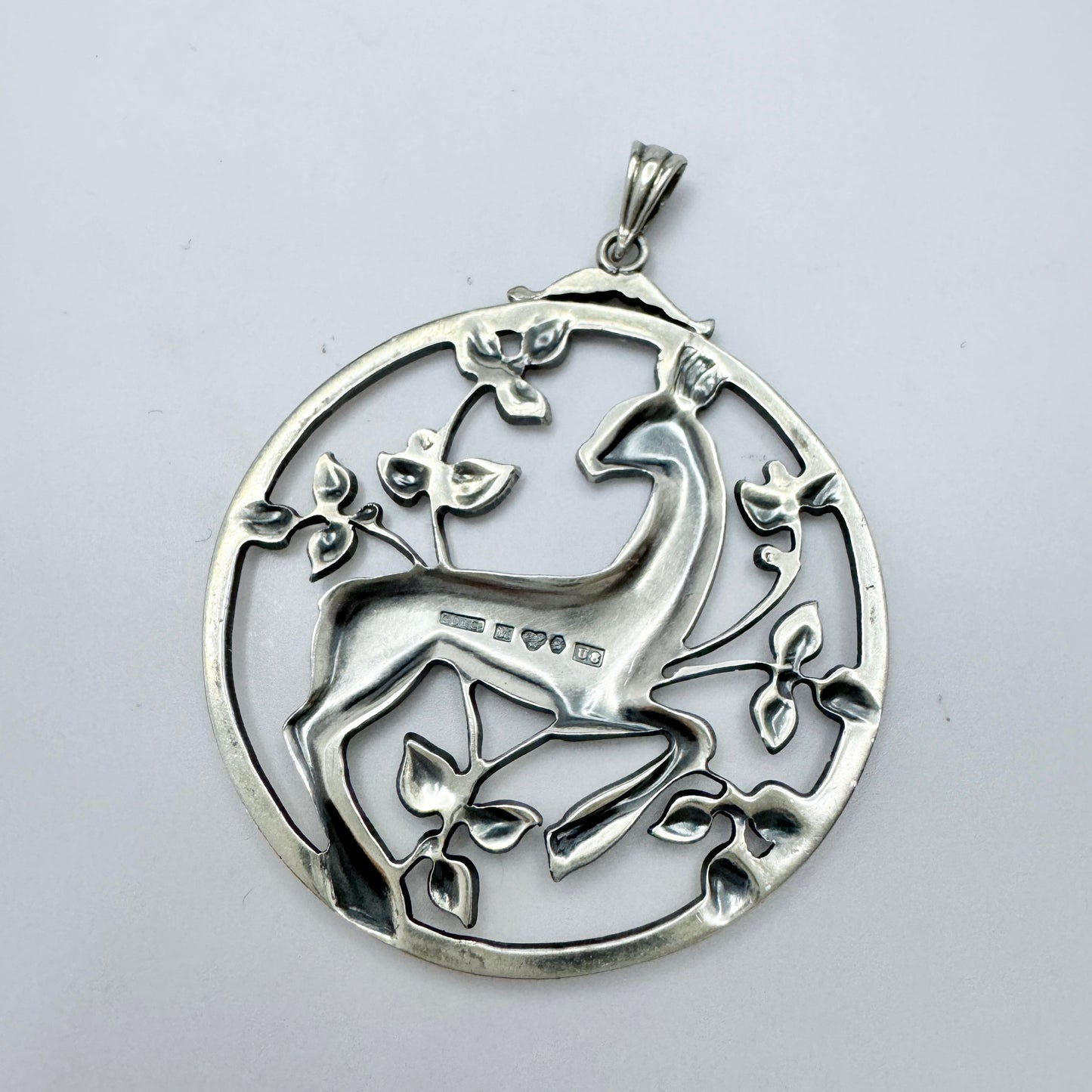 G Dahlgren, Sweden 1946. Vintage Solid Silver Pendant.