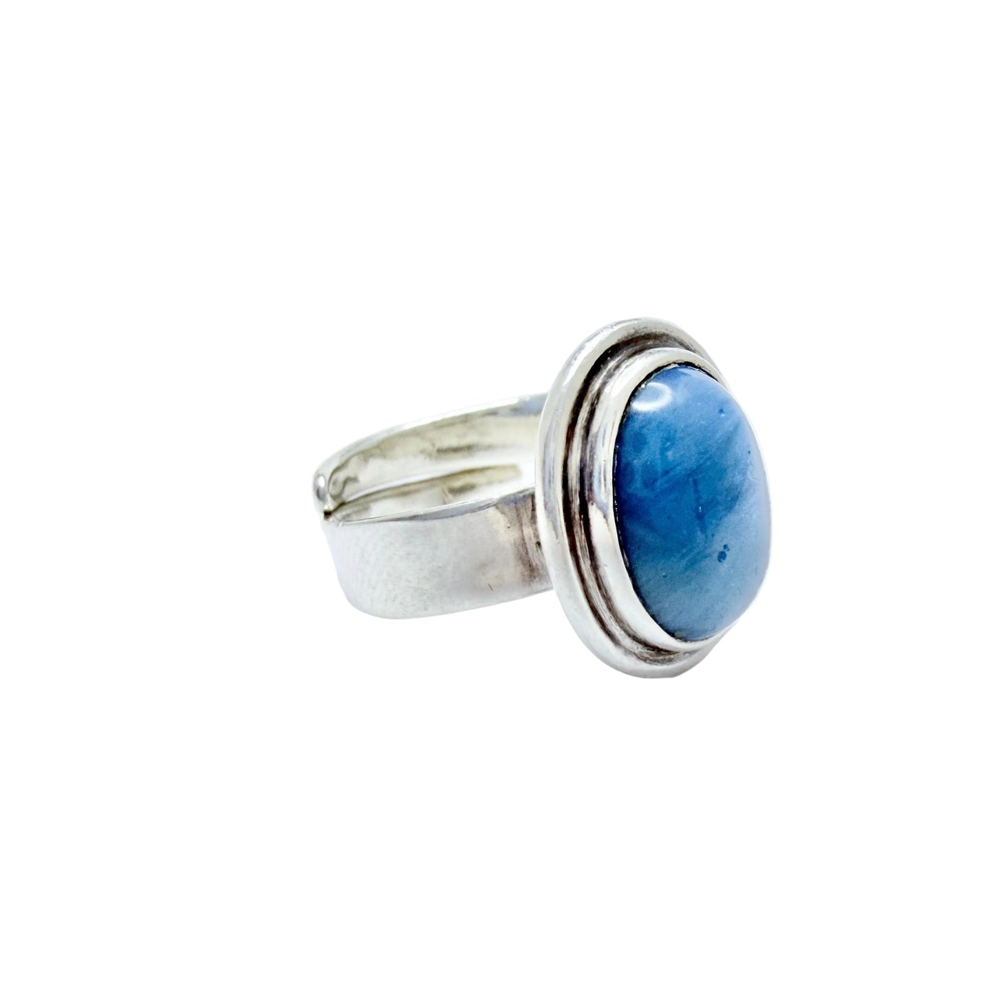 O Nordström, Sweden. Vintage Sterling Silver Bergslagen-stone Ring.