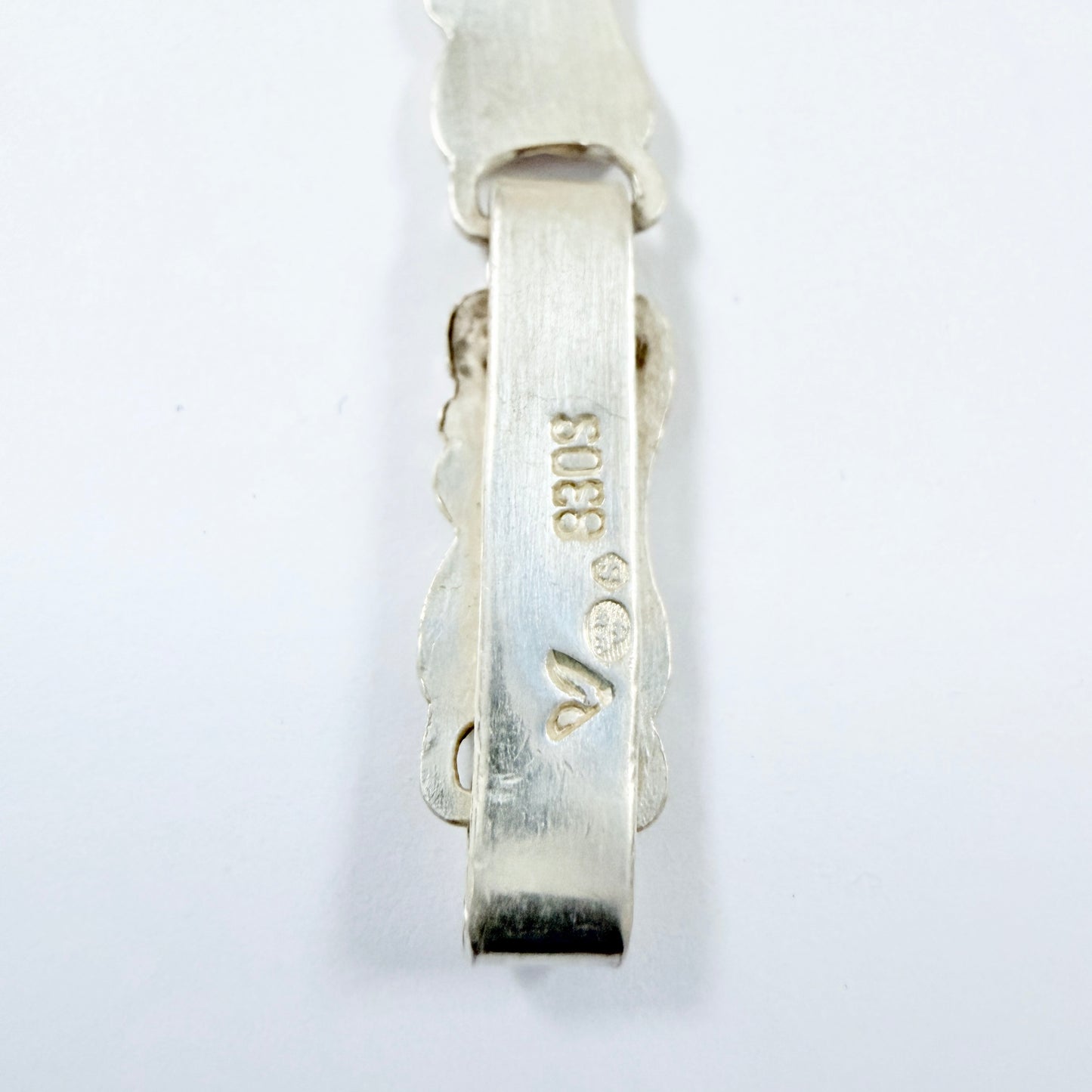 Vintage 1940s. Solid Silver Flower Bracelet.