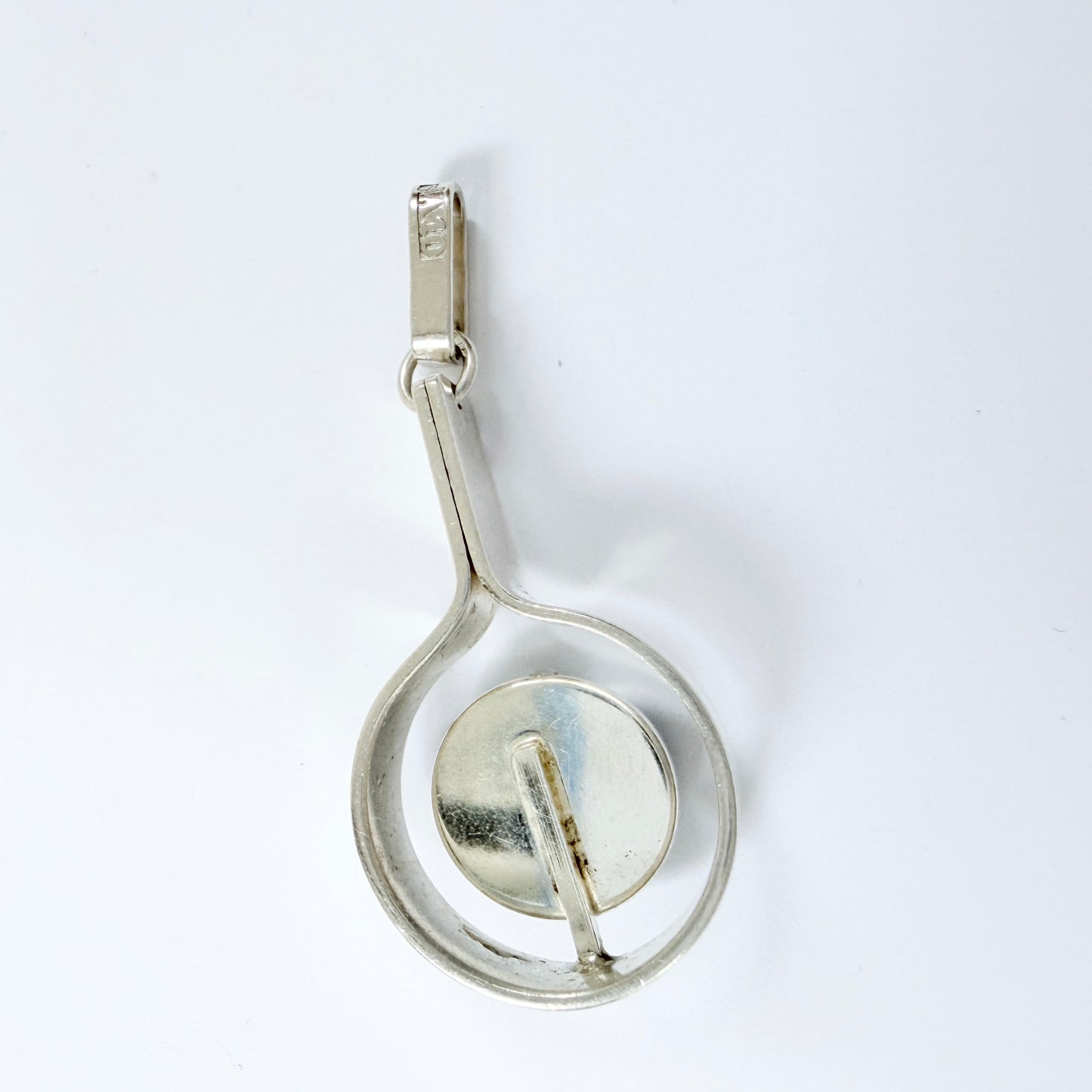 Victor Janson, Sweden 1975. Vintage Sterling Silver Bergslagen-stone Pendant.