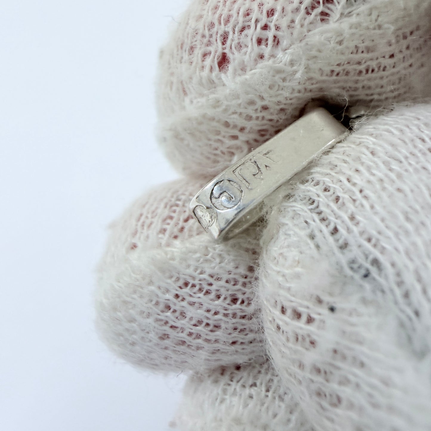 Victor Janson, Sweden 1975. Vintage Sterling Silver Bergslagen-stone Pendant.
