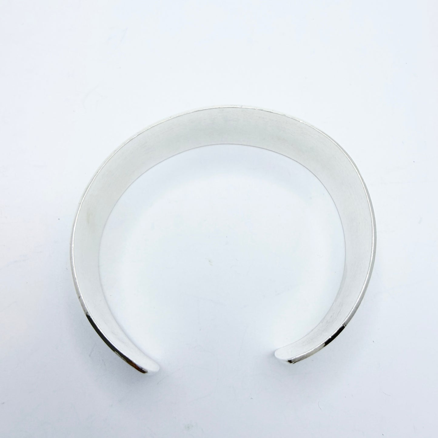 Karl Zilas Mattson, Sweden 1962. Vintage Sterling Silver Cuff Bracelet.