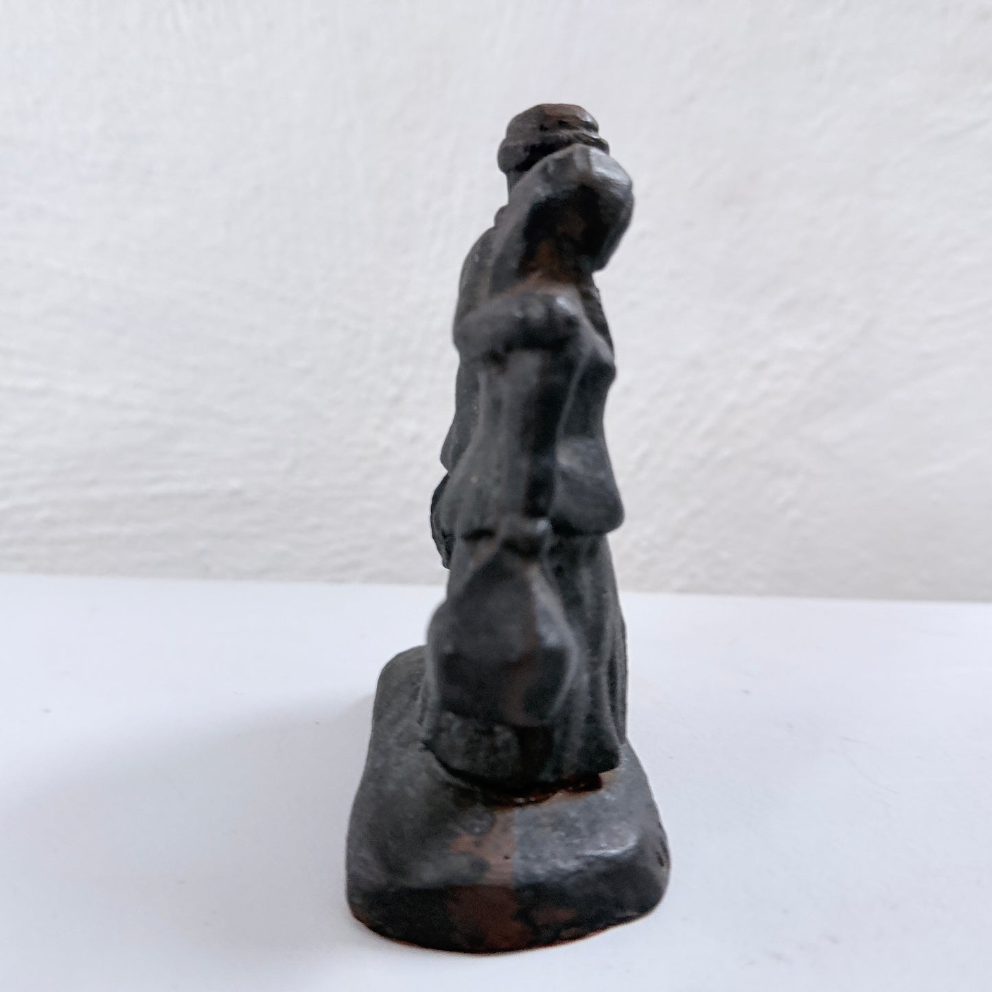 "Utvandrarna" (The Swedish Emigrants to the USA) Cast Iron Sculpture by Xenia Claesson