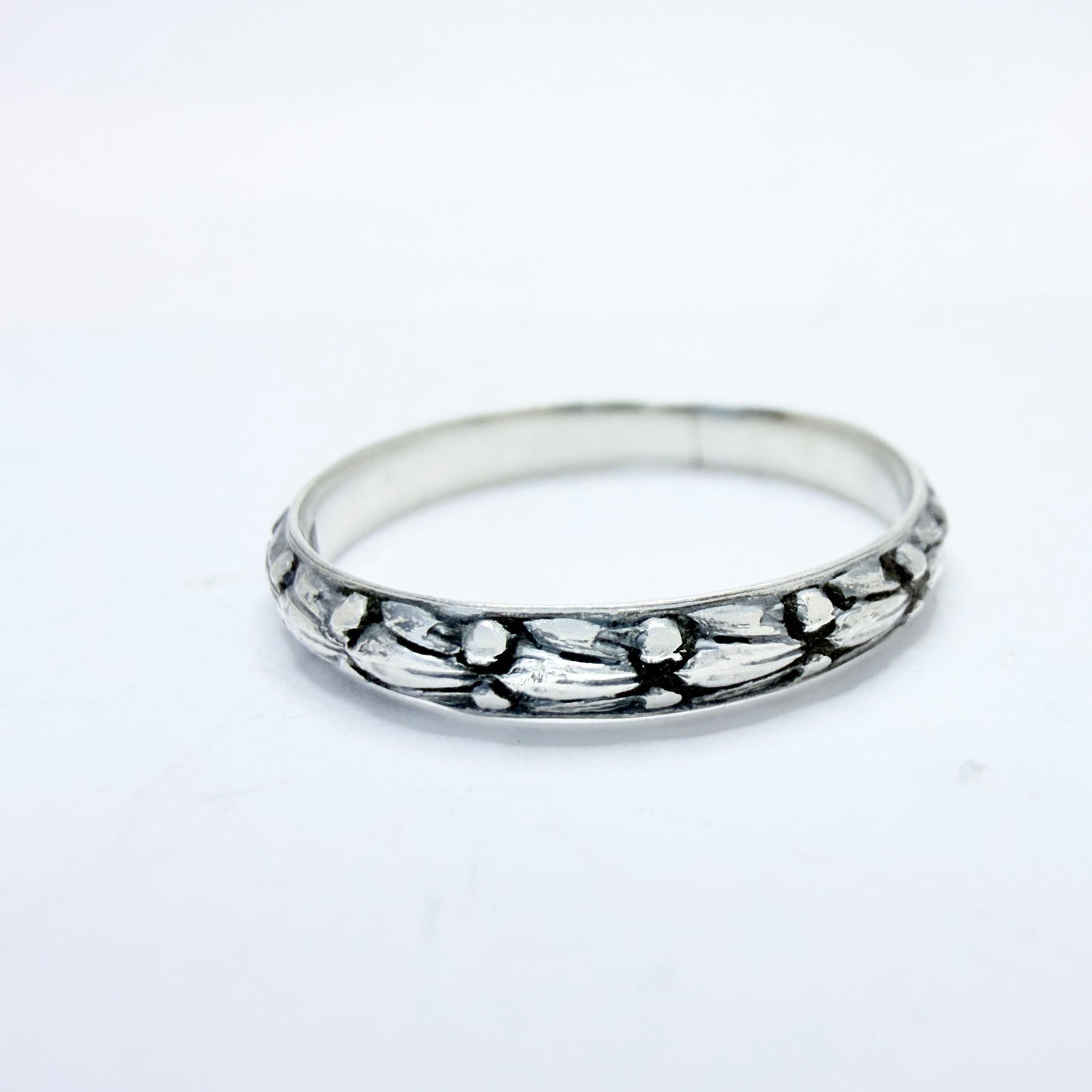 Ekström & Blohm, Sweden 1935. Vintage Solid Silver Band Ring.