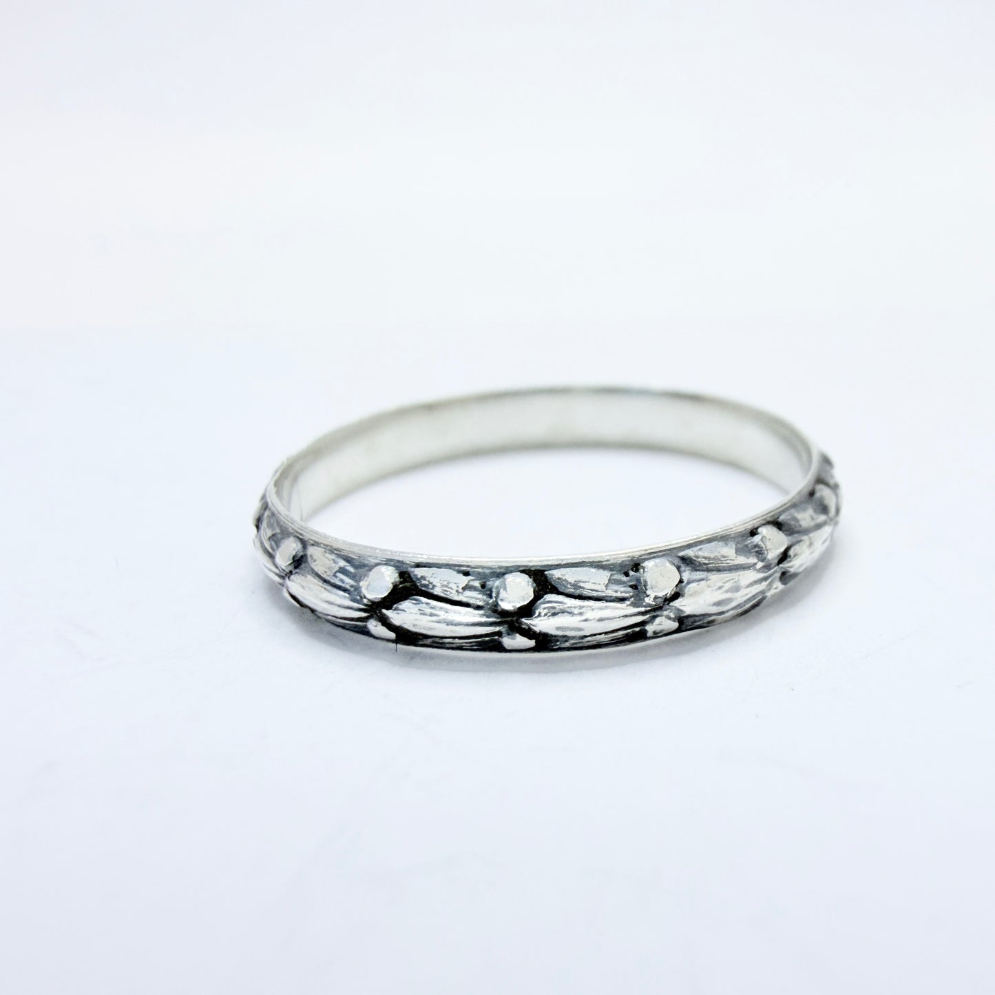 Ekström & Blohm, Sweden 1935. Vintage Solid Silver Band Ring.