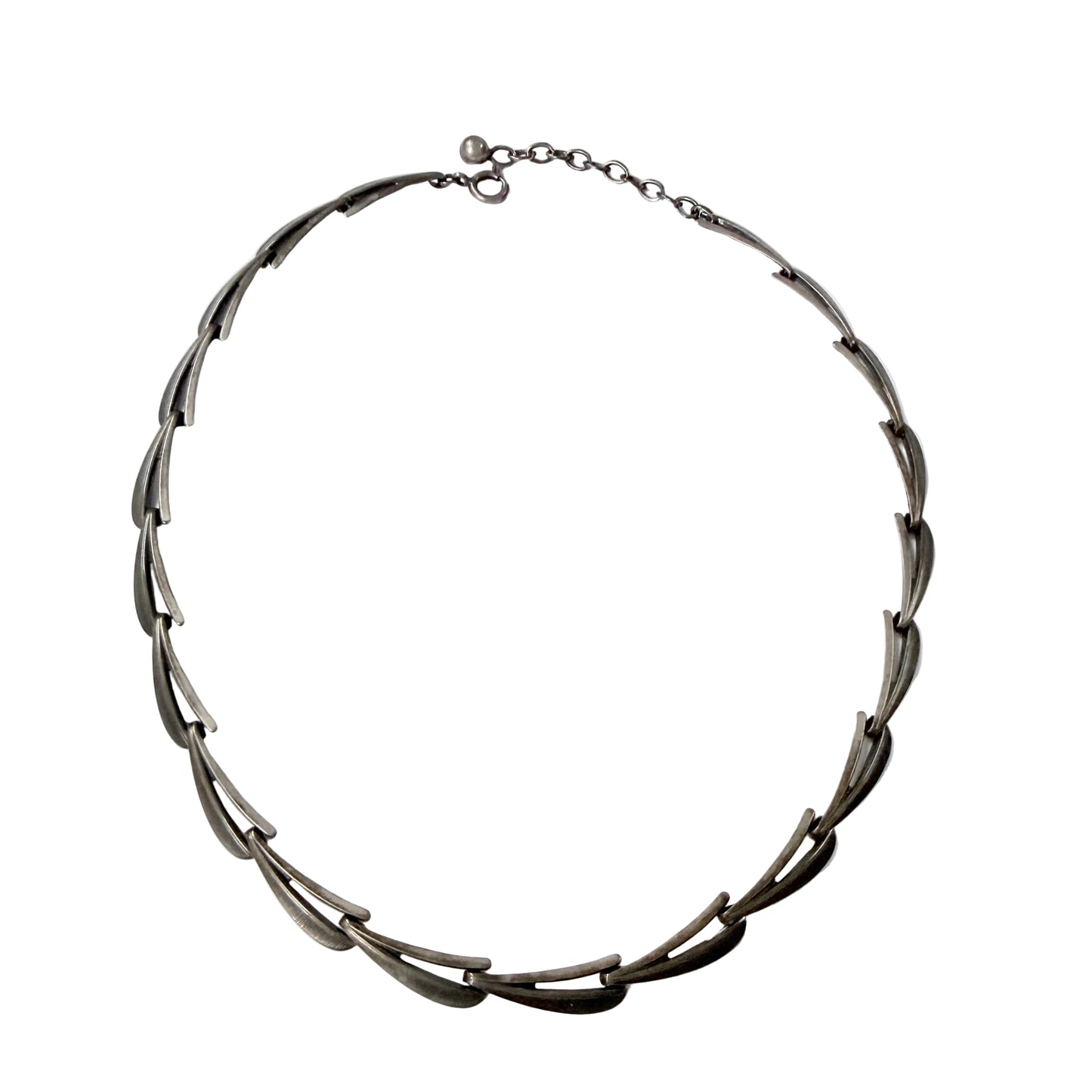 Andreas Daub, Germany 1950-60s. Vintage Solid Silver Necklace.