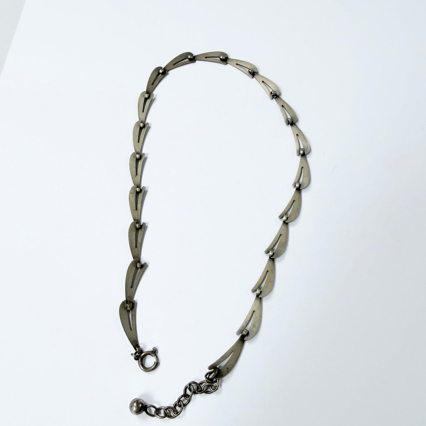 Andreas Daub, Germany 1950-60s. Vintage Solid Silver Necklace.