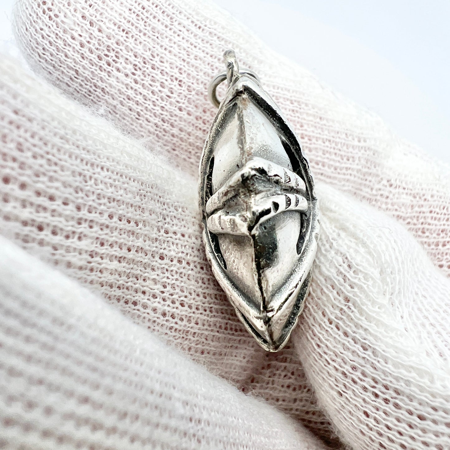 The Netherlands, Vintage Solid Silver Pendant.