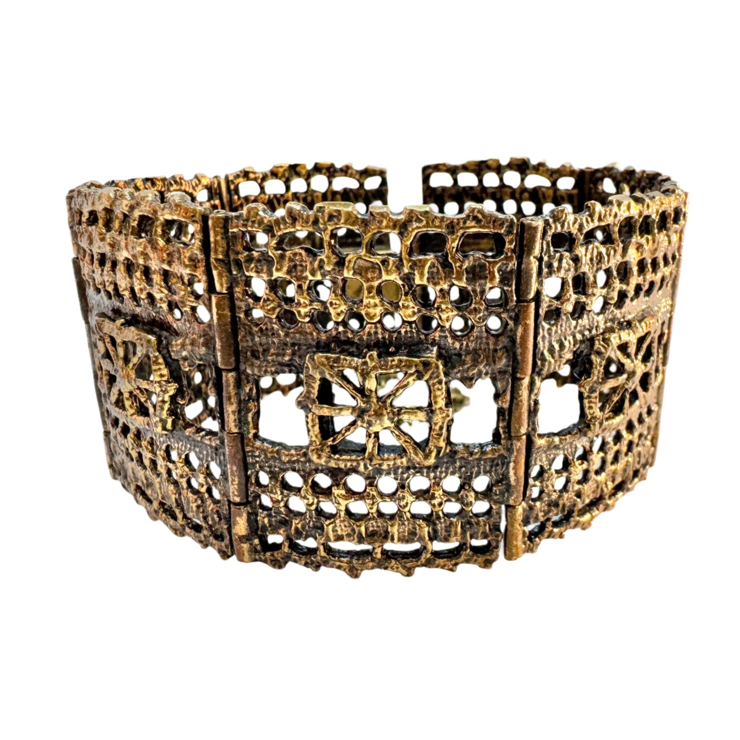 Pentti Sarpaneva, Finland 1970s. Bold Vintage Bronze Bracelet.