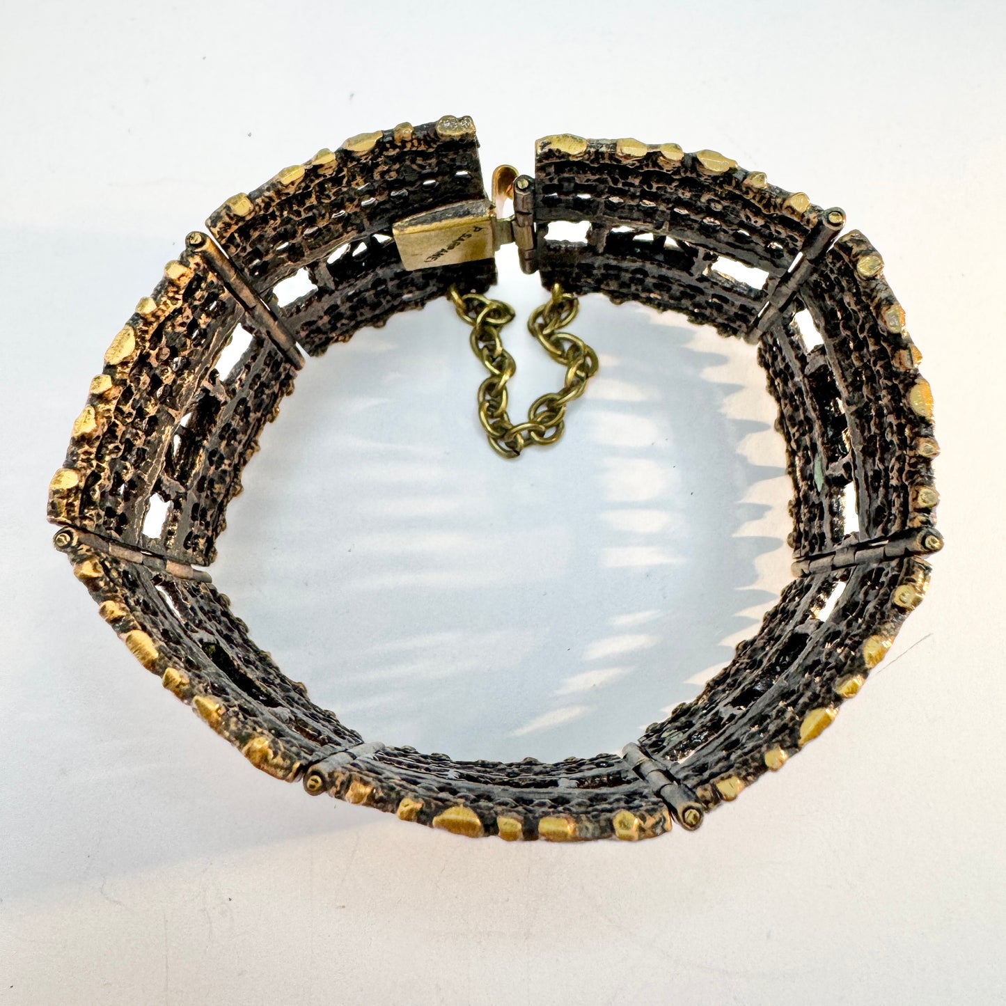Pentti Sarpaneva, Finland 1970s. Bold Vintage Bronze Bracelet.