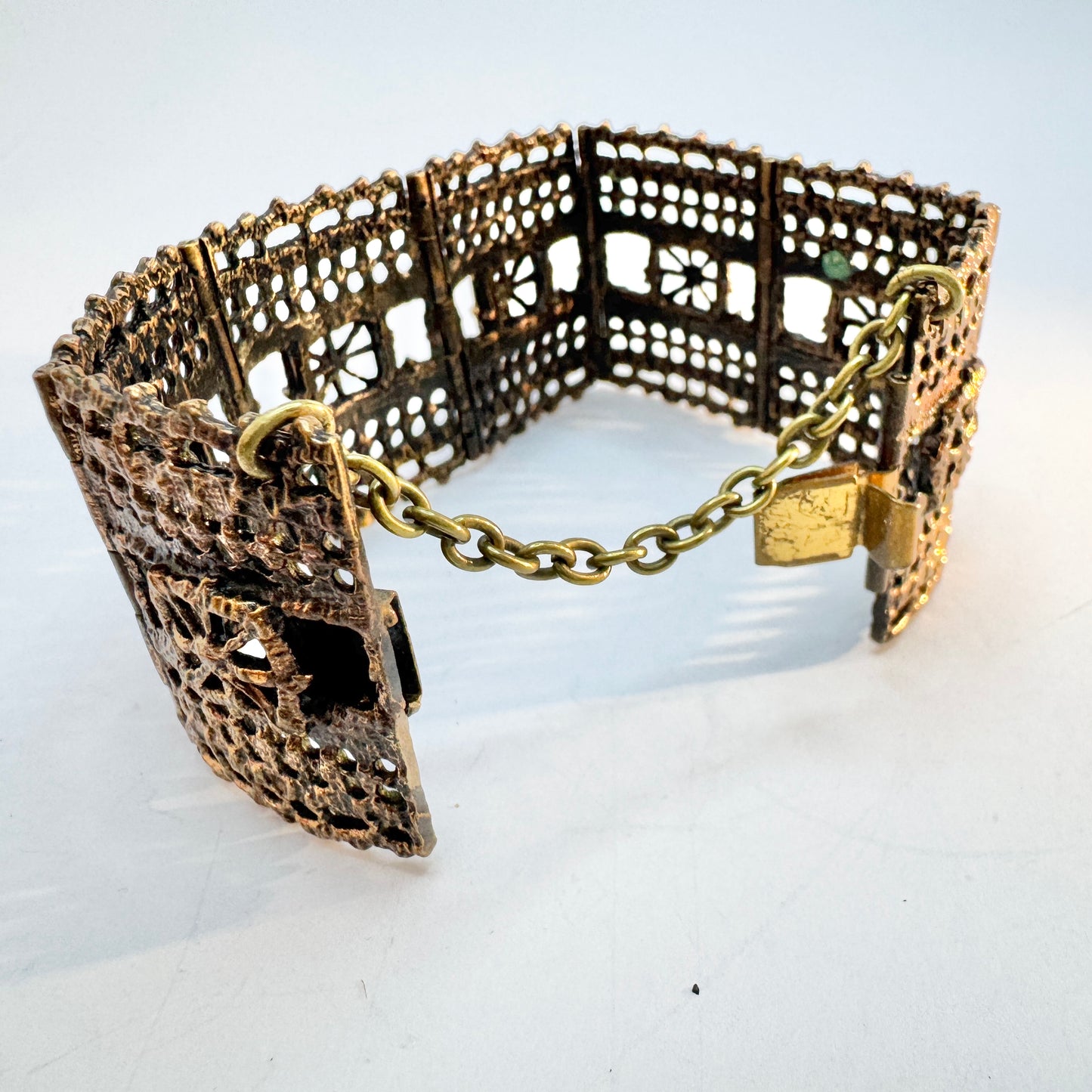 Pentti Sarpaneva, Finland 1970s. Bold Vintage Bronze Bracelet.
