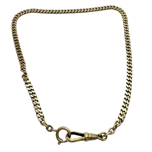 Sweden early 1900s. Gilt Solid Silver Watch Chain.