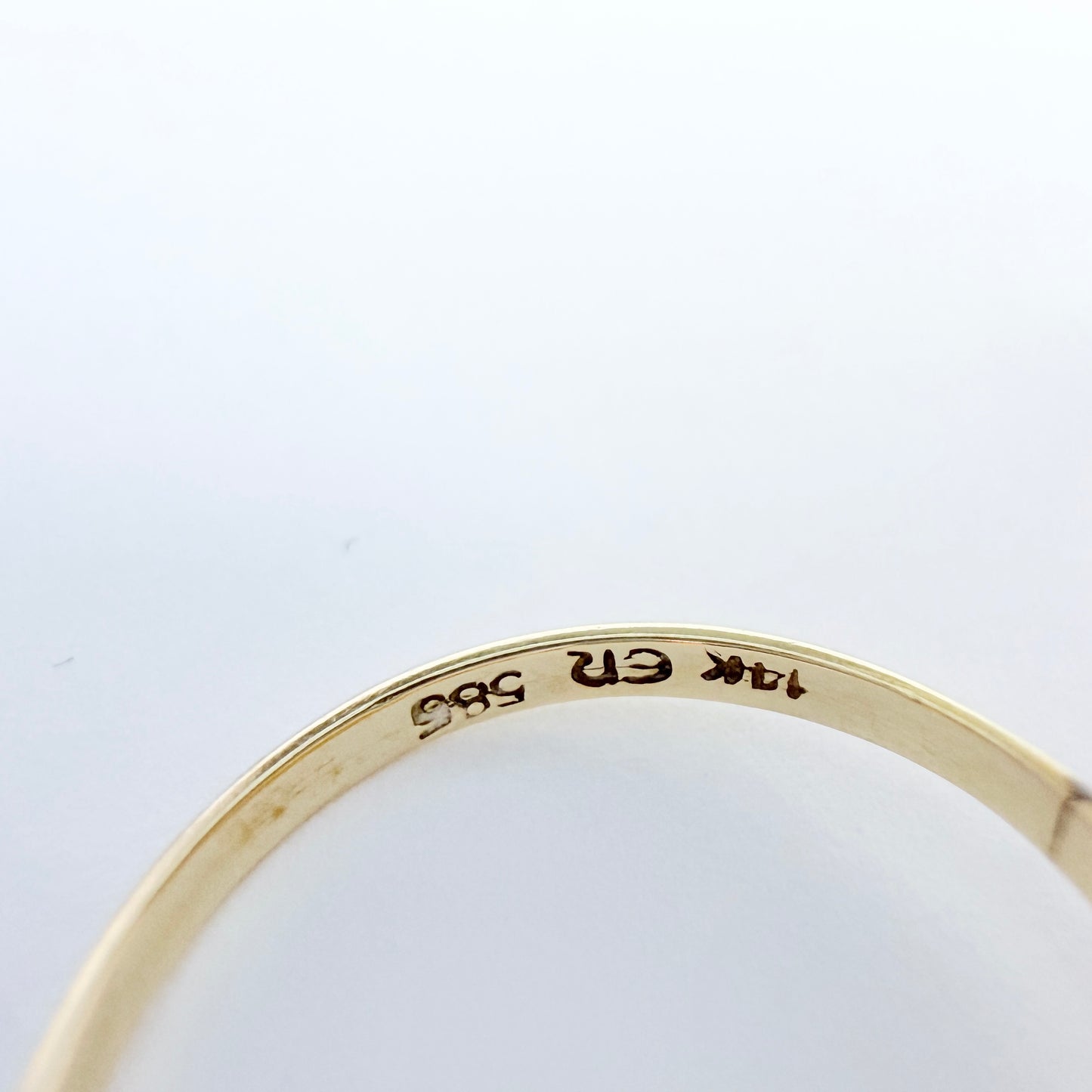 Evald Nielsen, Denmark. Antique Art Nouveau 14k Gold Ring.