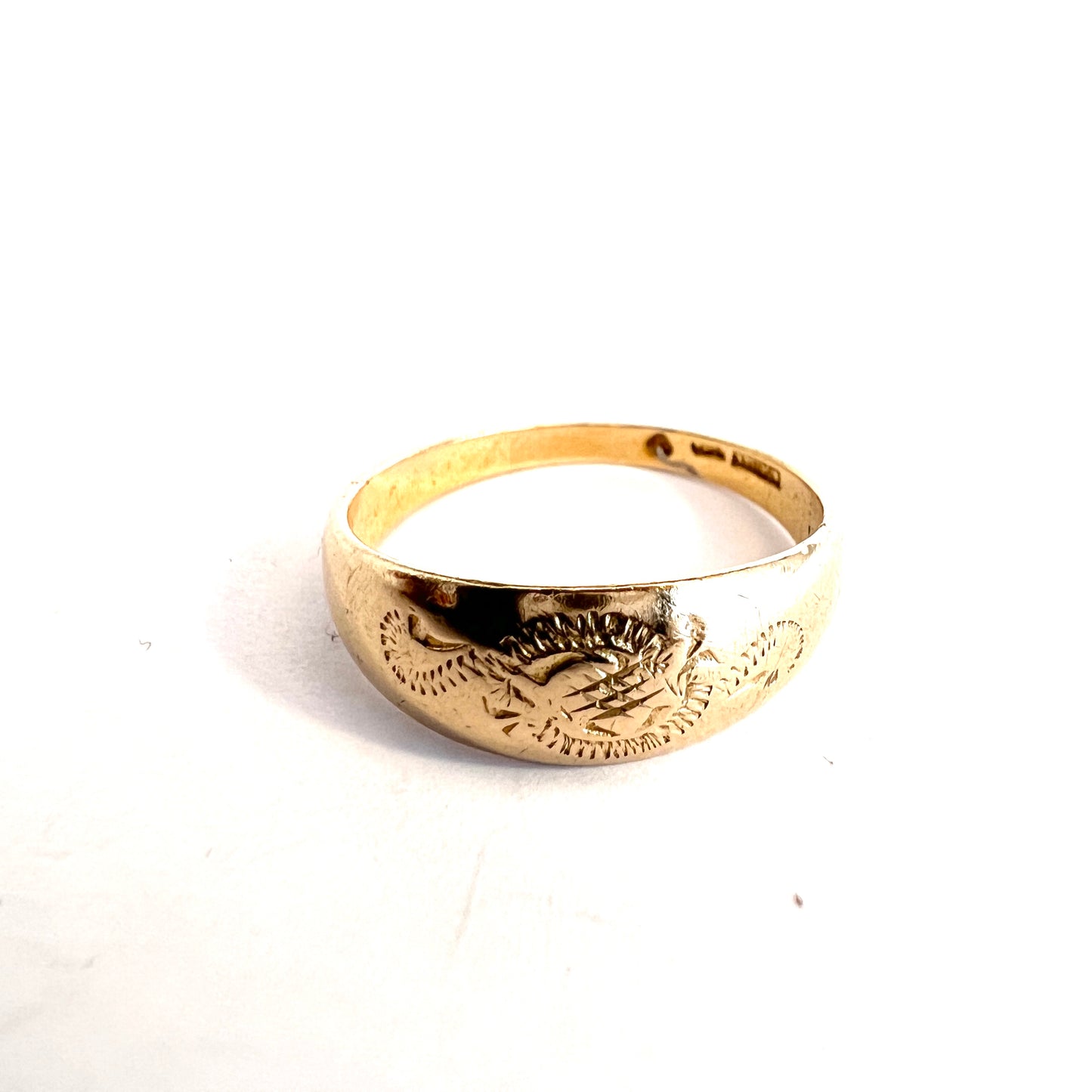 Sweden 1950s. Vintage 18k Gold Ring.