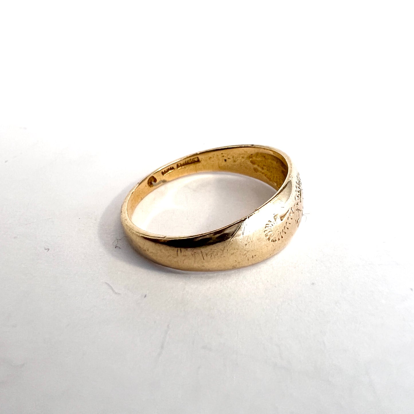 Sweden 1950s. Vintage 18k Gold Ring.