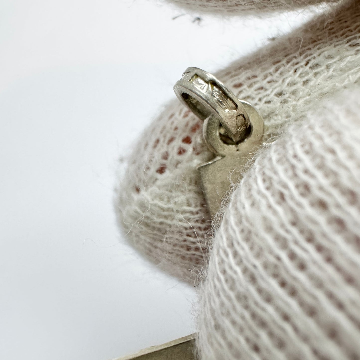 G Dahlgren, Sweden 1943. WW2-era Solid Silver Cross Pendant.