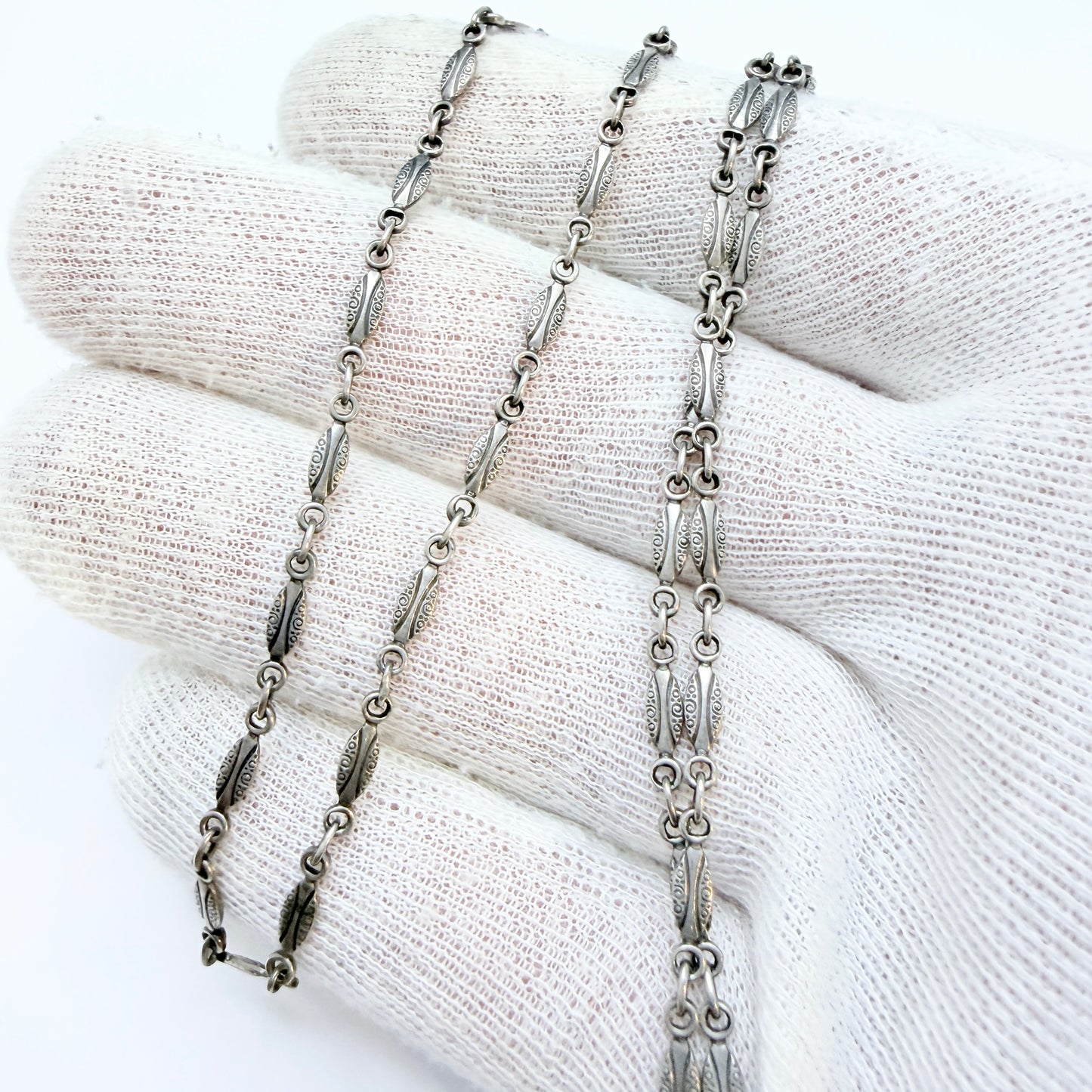 Antique / Vintage Jugendstil Solid Silver Necklace