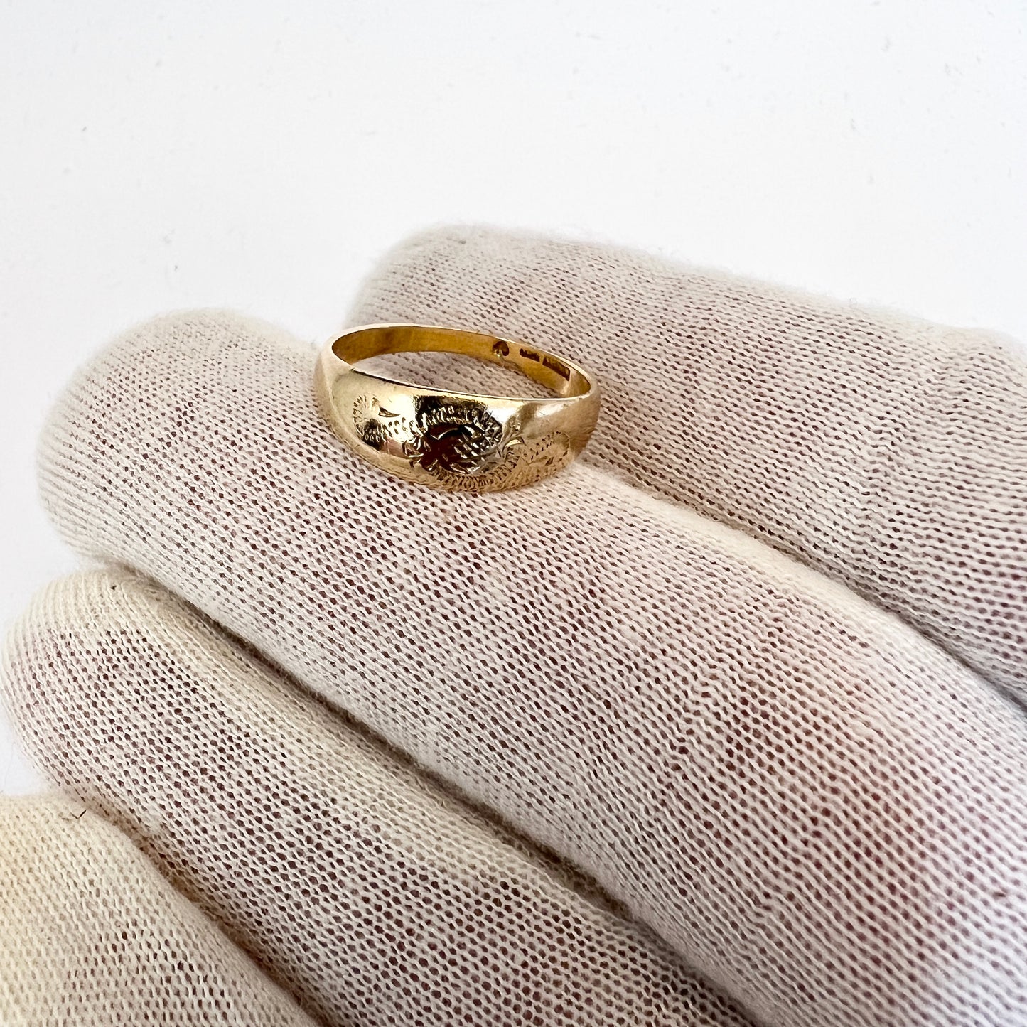 Sweden 1950s. Vintage 18k Gold Ring.