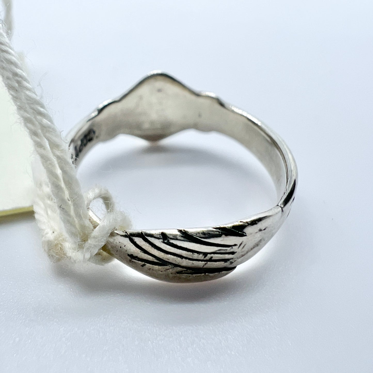 Bengt Hallberg, Sweden. Vintage Sterling Silver Medieval Copy Ring