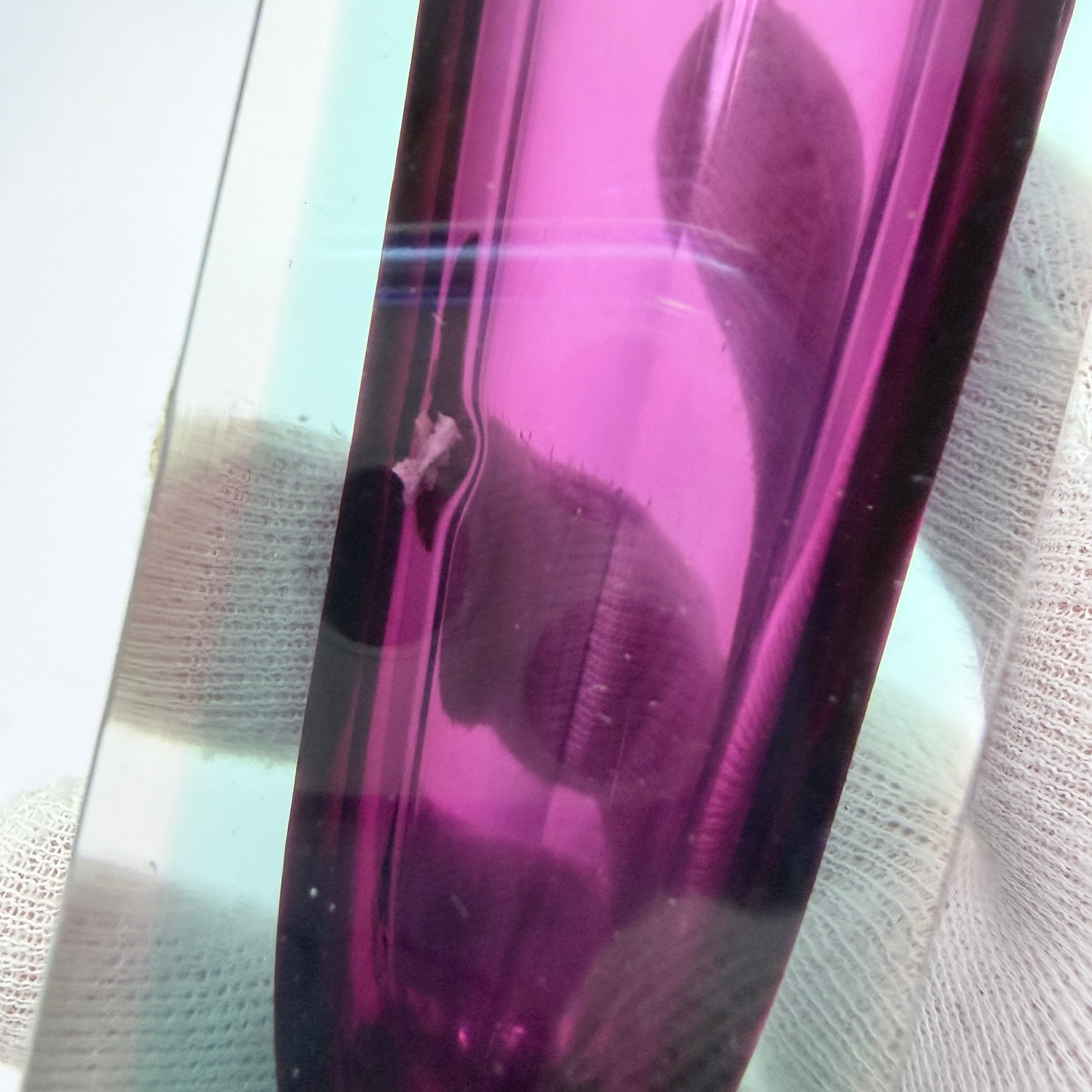 Attr. Flavio Poli, Murano Italy ca 1950s. Vintage Sommerso Glass Vase.