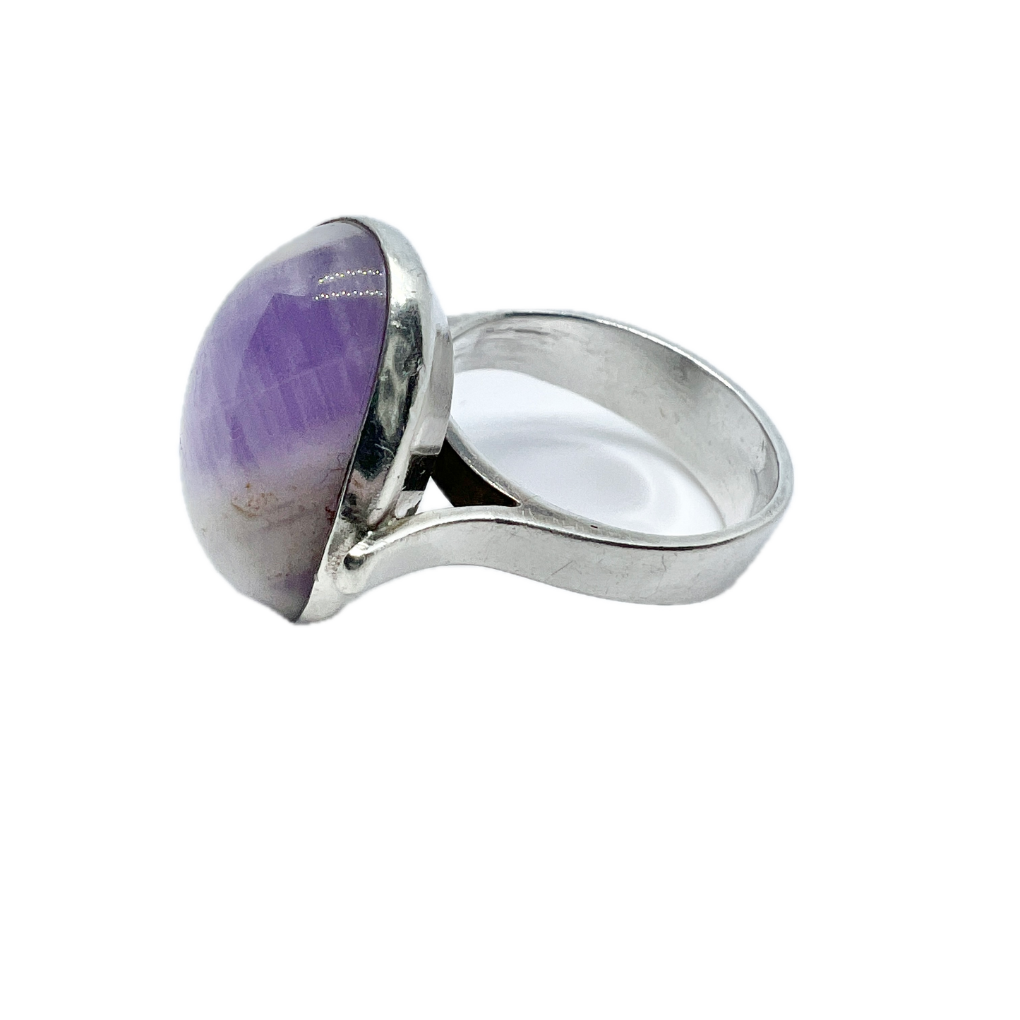 Kaplan, Sweden 1967. Vintage Sterling Silver Amethyst Ring.