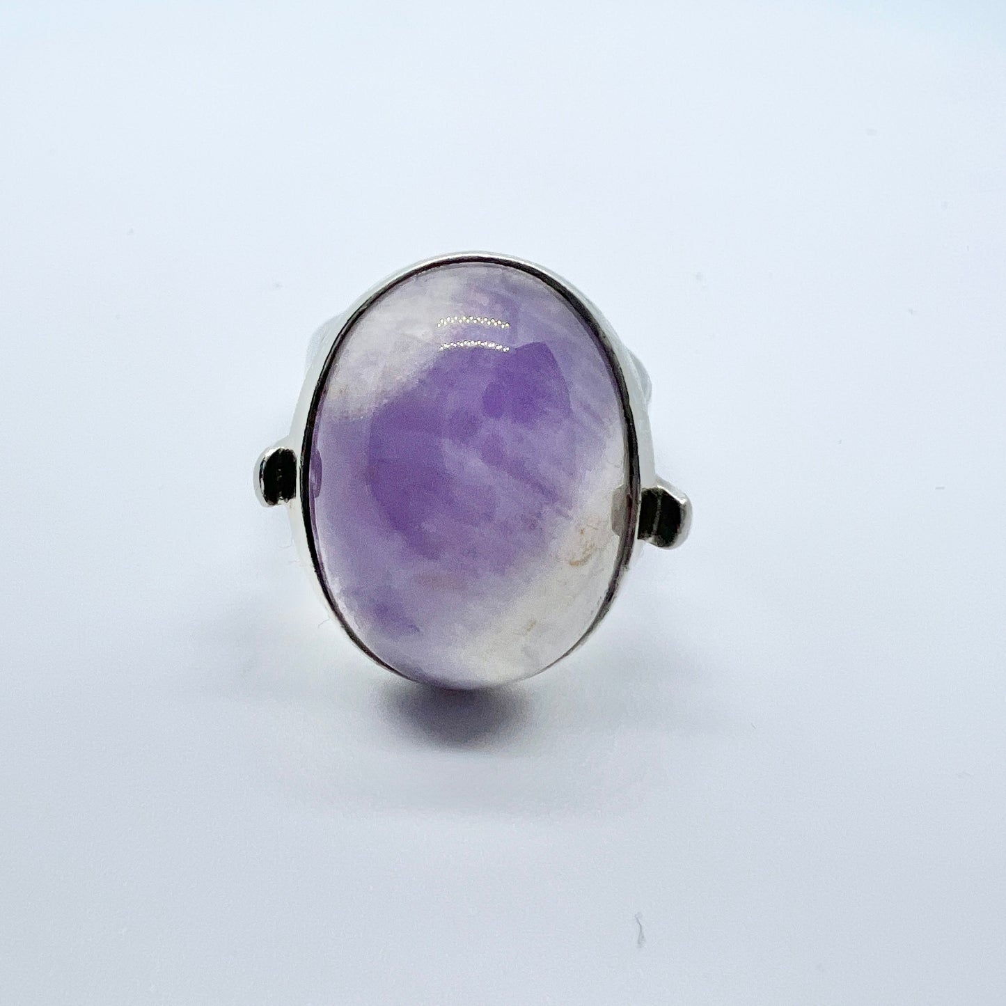 Kaplan, Sweden 1967. Vintage Sterling Silver Amethyst Ring.