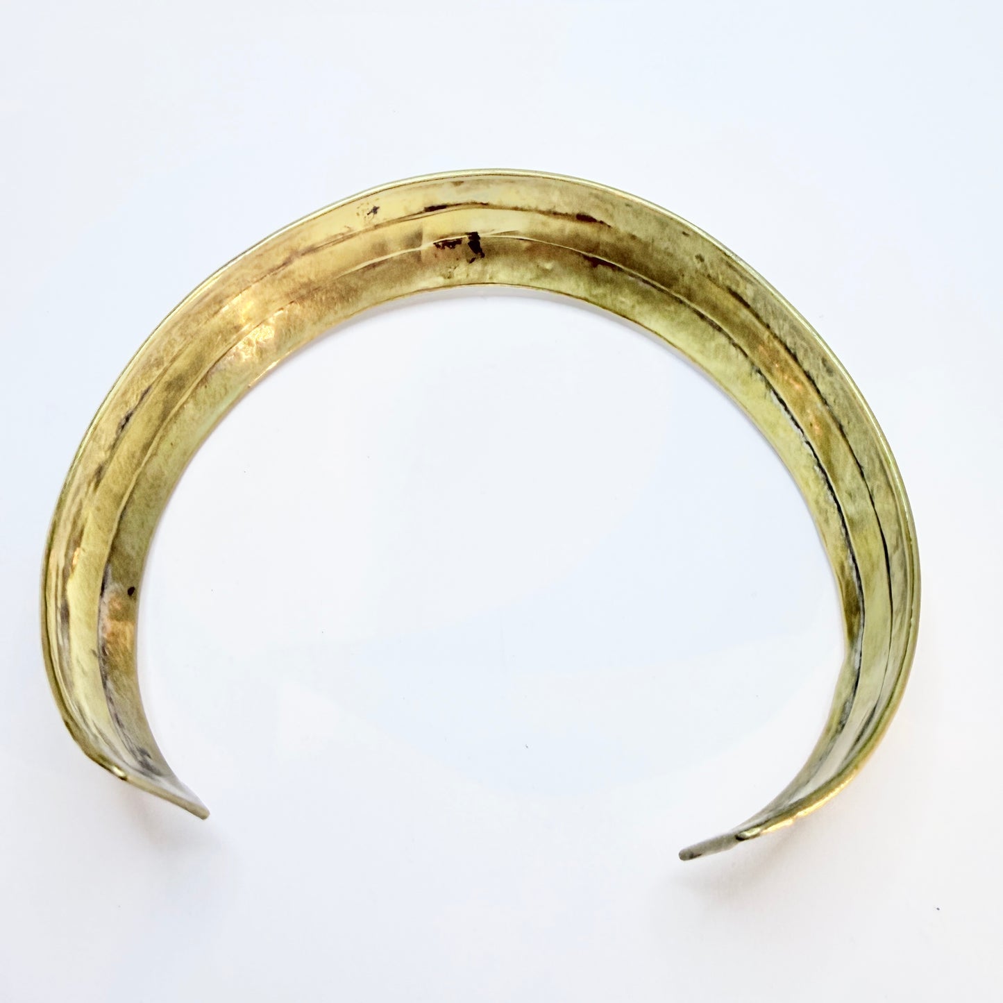 Vintage / Antique Brass Neck-cuff Necklace.
