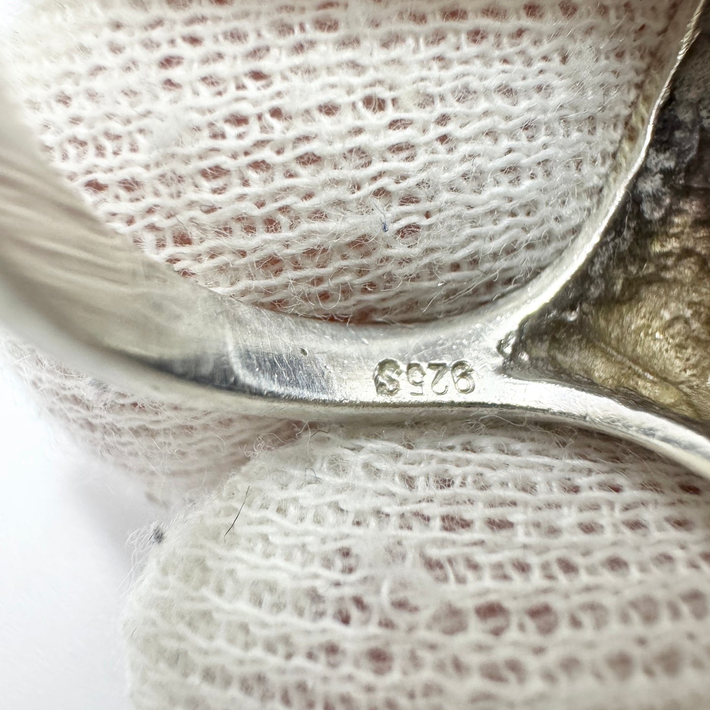 Denmark 1960s. Vintage Sterling Silver Onyx Ring.