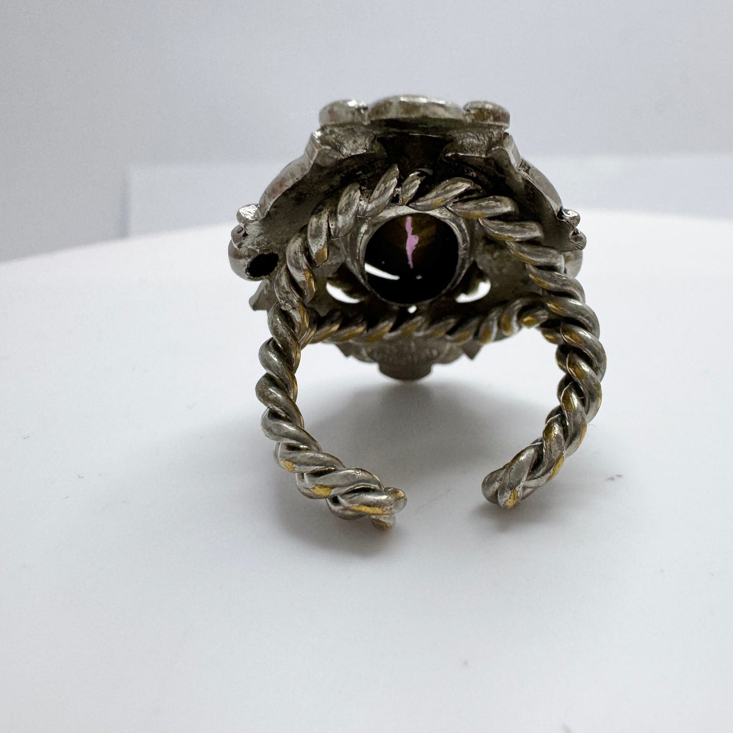 Germany US Zone. Vintage Costume Jewelry Ring.