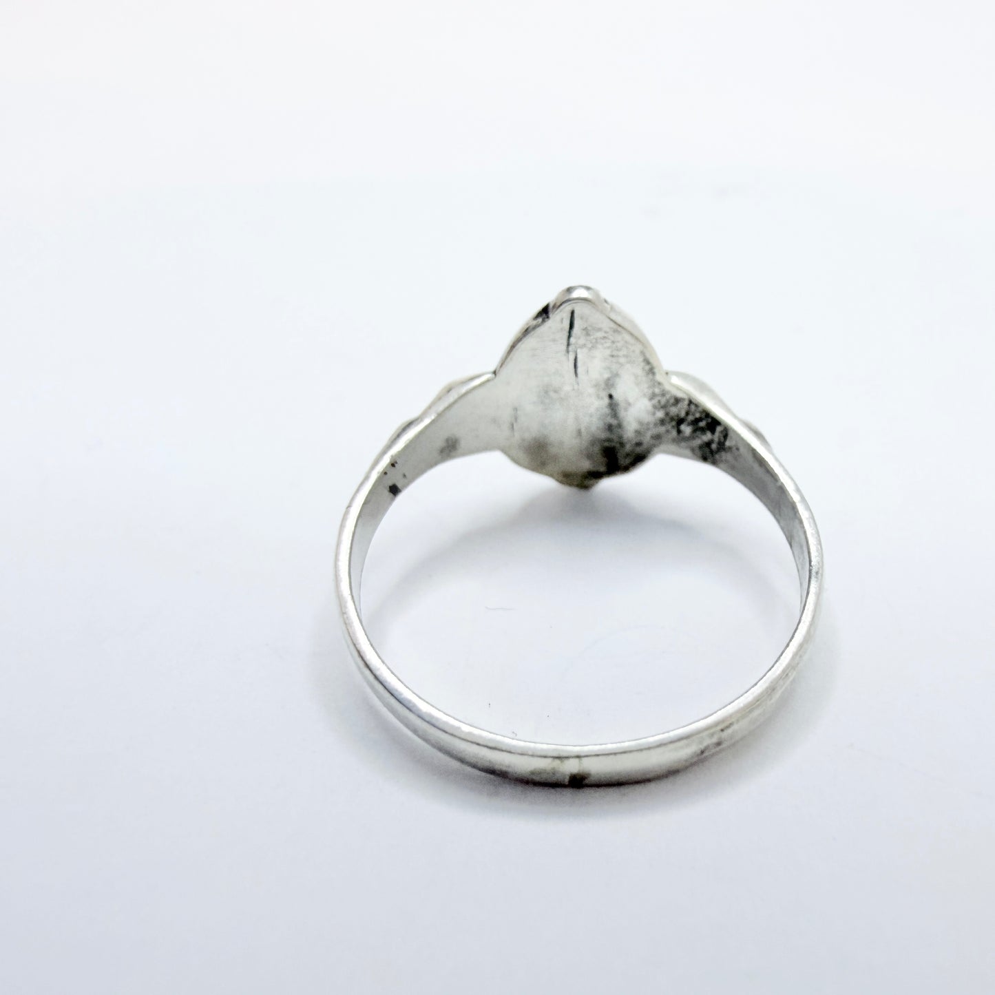Vintage c 1950s. Vintage Sterling Silver Female Signet Ring