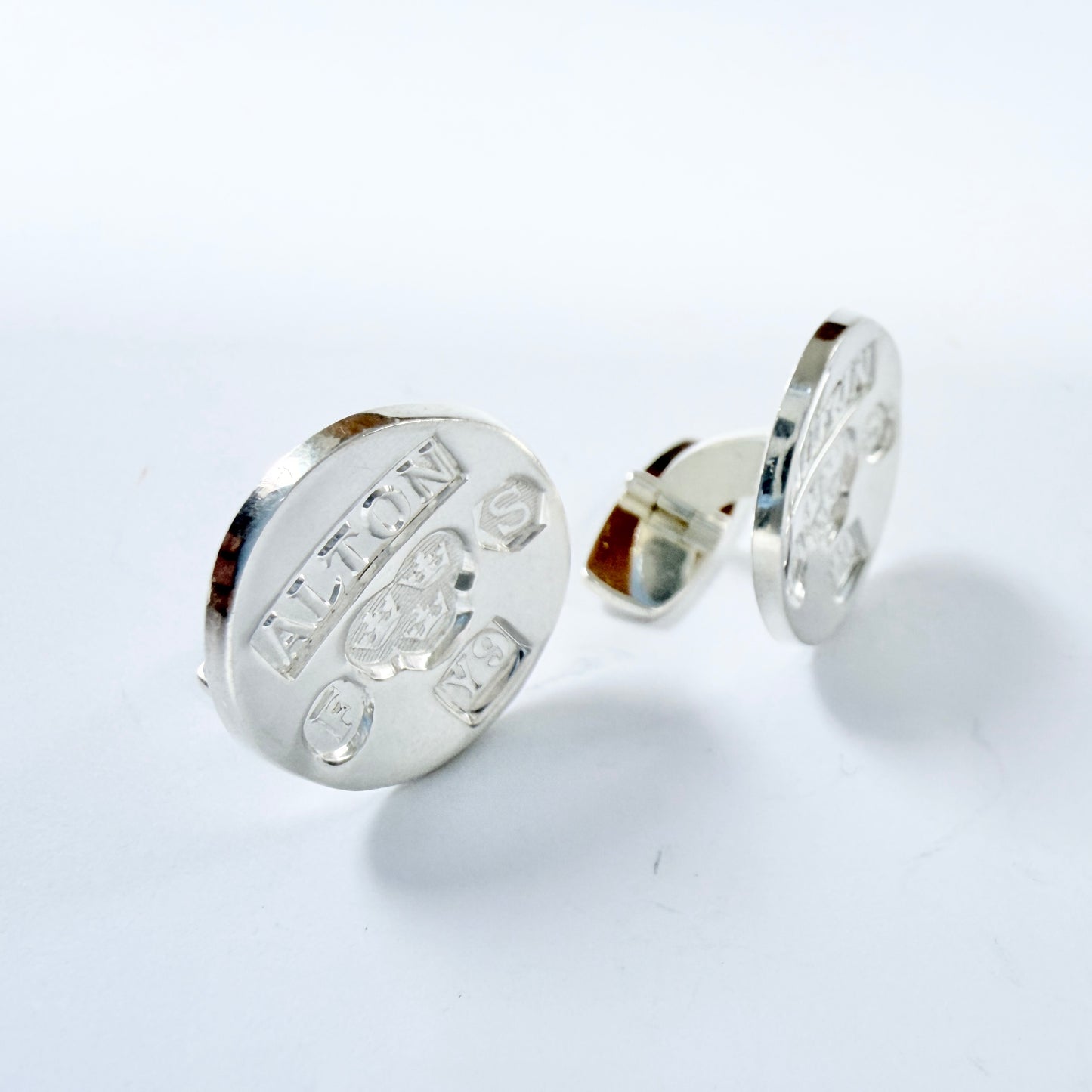 Owe Johansson, Sweden 1973. Vintage Sterling Silver "Swedish Hallmarks"  Cufflinks