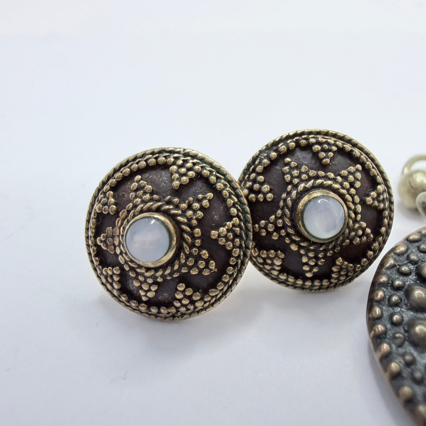 Two Pair of Bronze Earrings. Prob. Scandinavia.