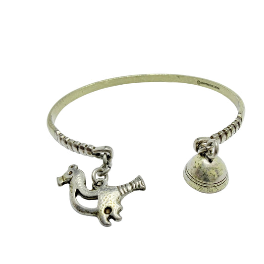 Kalevala Koru, Finland. Bronze Charm Arm-cuff Bracelet.