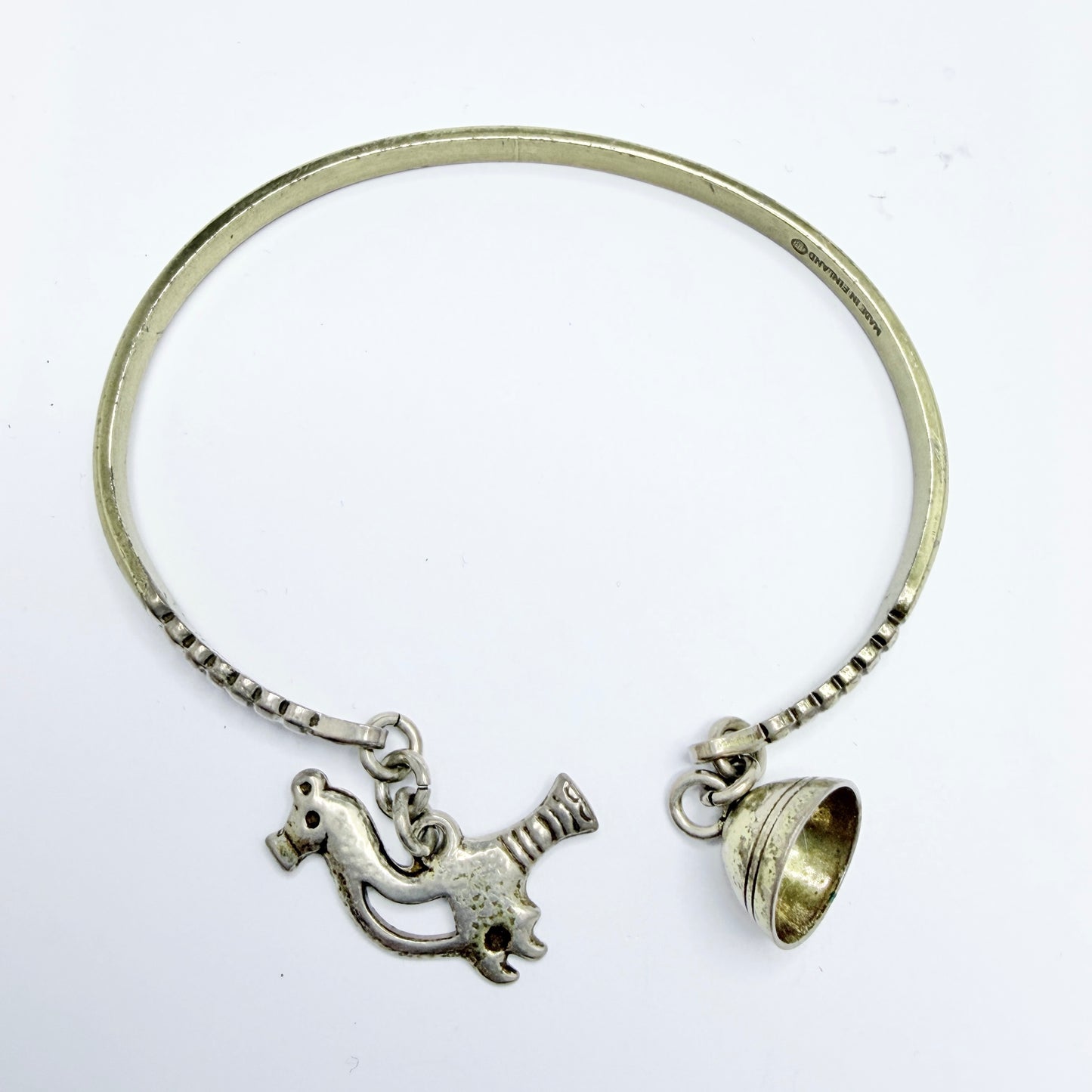 Kalevala Koru, Finland. Bronze Charm Arm-cuff Bracelet.