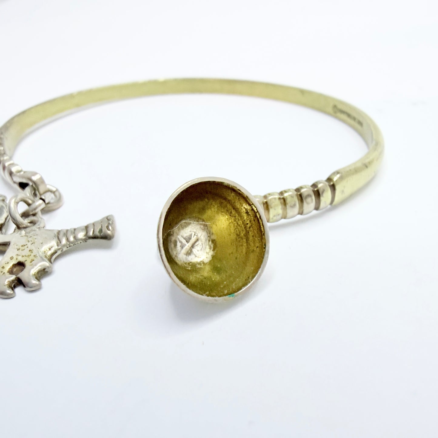 Kalevala Koru, Finland. Bronze Charm Arm-cuff Bracelet.