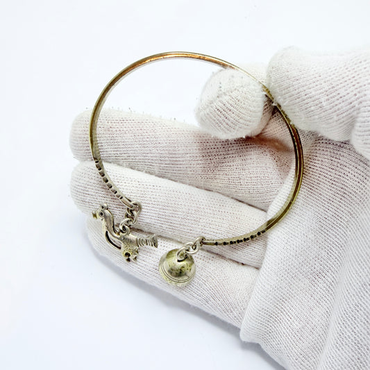 Kalevala Koru, Finland. Bronze Charm Arm-cuff Bracelet.