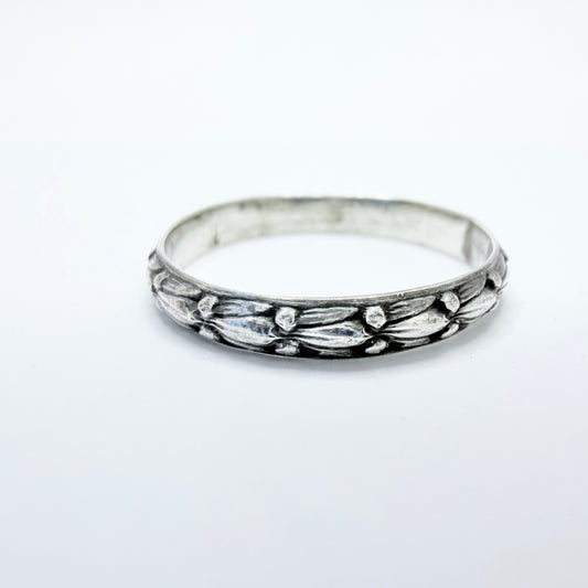 Ekström & Blohm, Sweden 1935. Vintage Solid Silver Band Ring